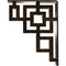 Ekena Millwork Eris Wrought Iron Bracket, (Triple center brace), Antiqued Brass 2"W x 7 1/2"D x 10"H BKTM02X07X10TERABS - alternate 6